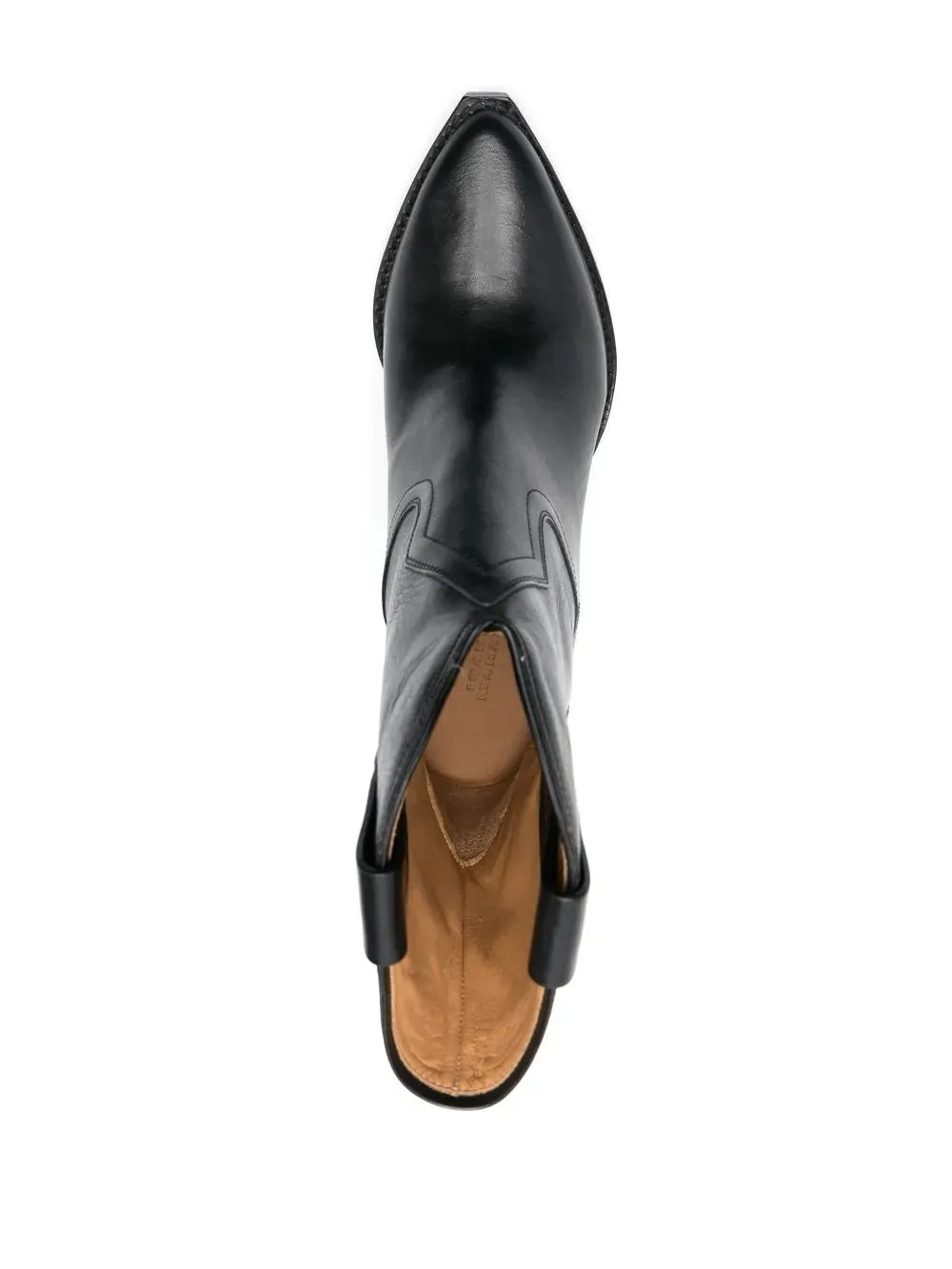 Leyane Boots in Black Non Binding Collar Vegan