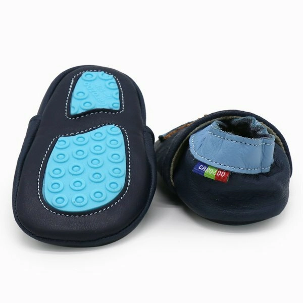 Stegosaurus Dark Blue outdoor up to 4 Years Rubber sole loafer