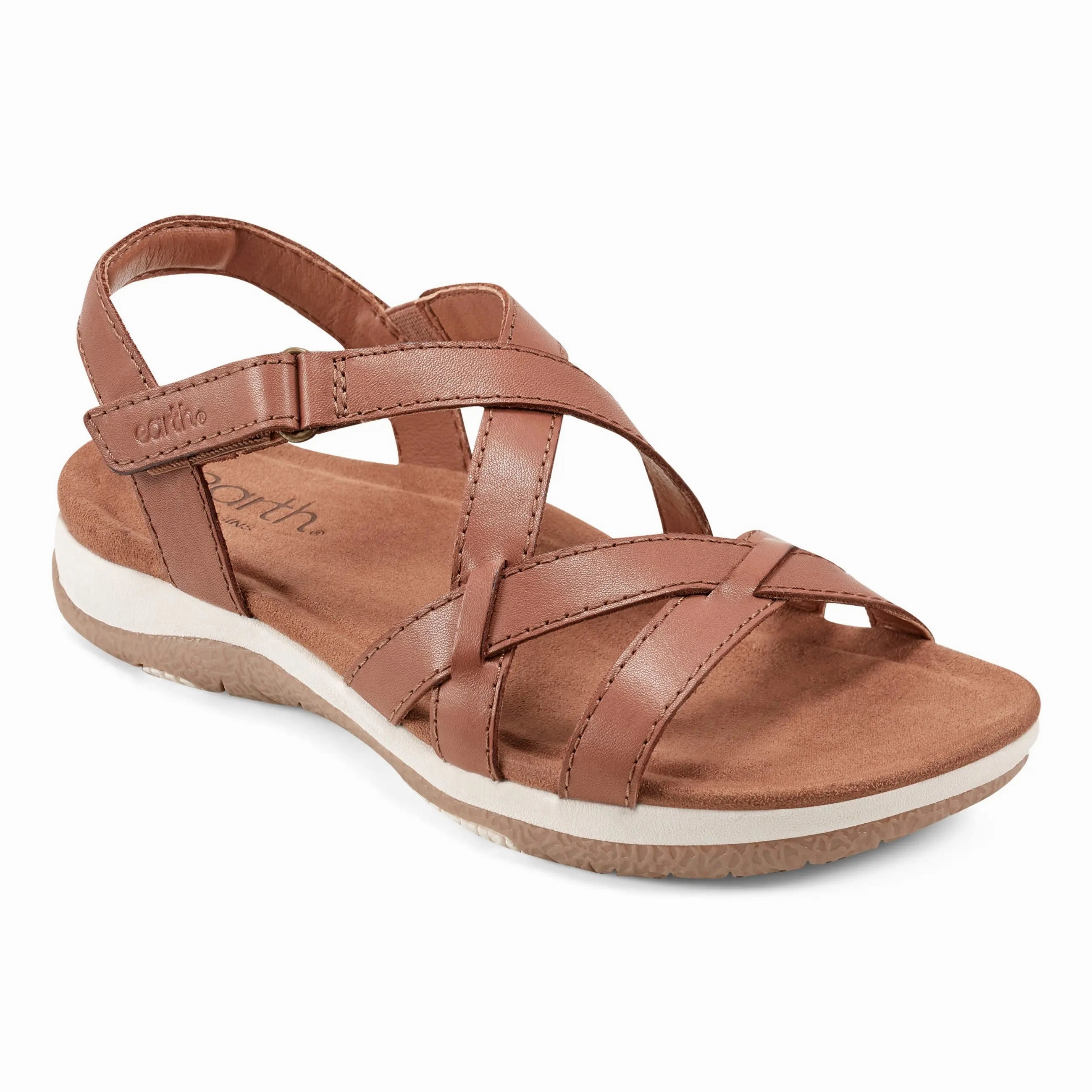 horseback riding irresistible Sterling Casual Strappy Round Toe Flat Sandals