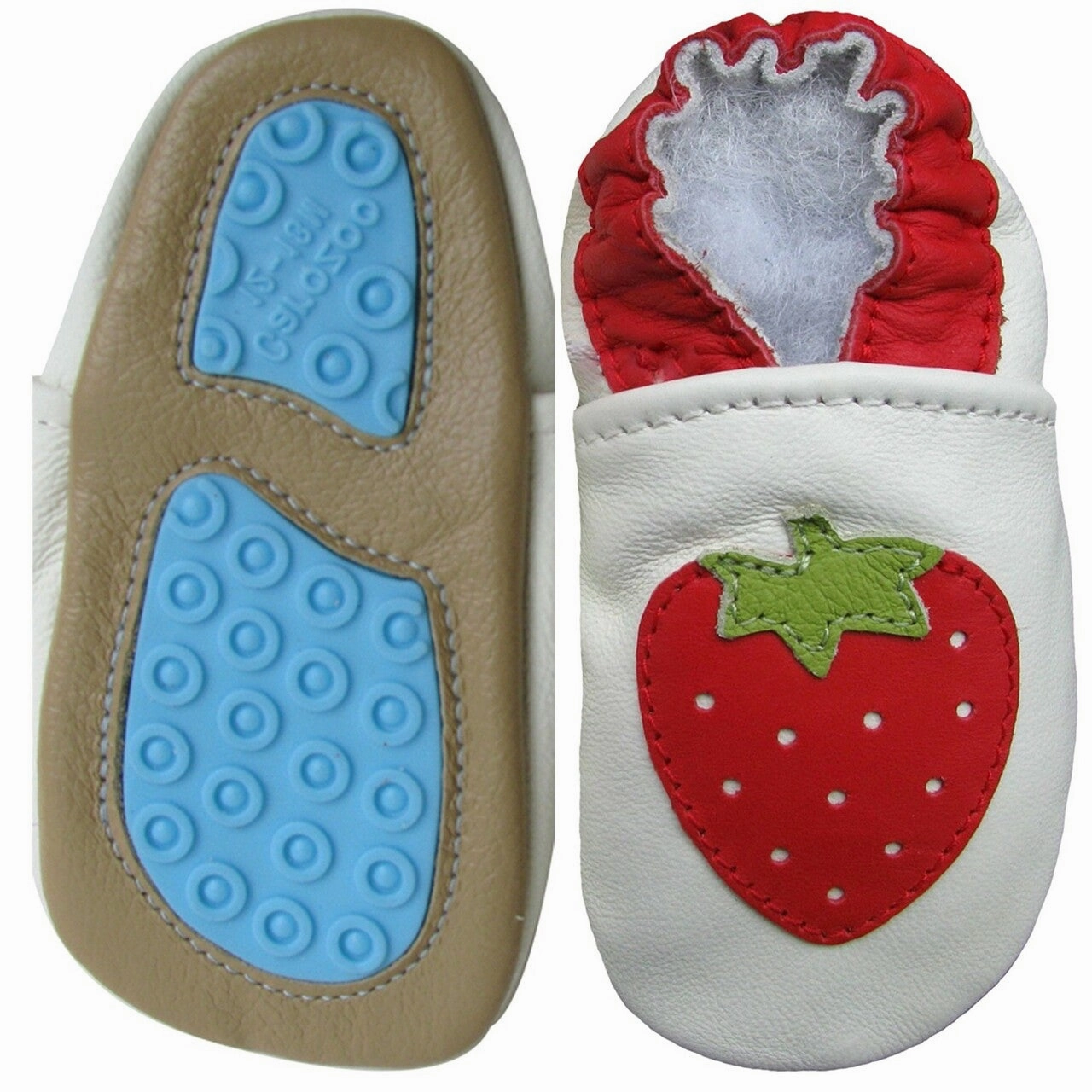 All-purpose sole Strawberry White Outdoor up to 4 Years