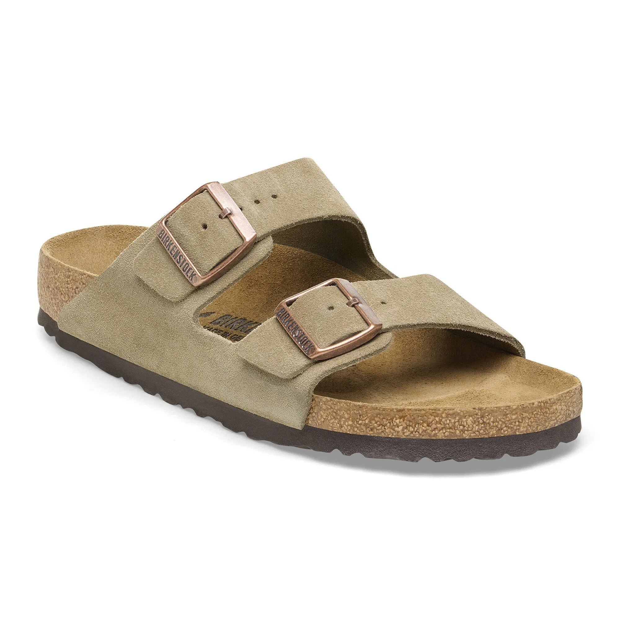 junior most polluted BIRKENSTOCK ARIZONA CLASSIC FOOTBED - TAUPE SUEDE