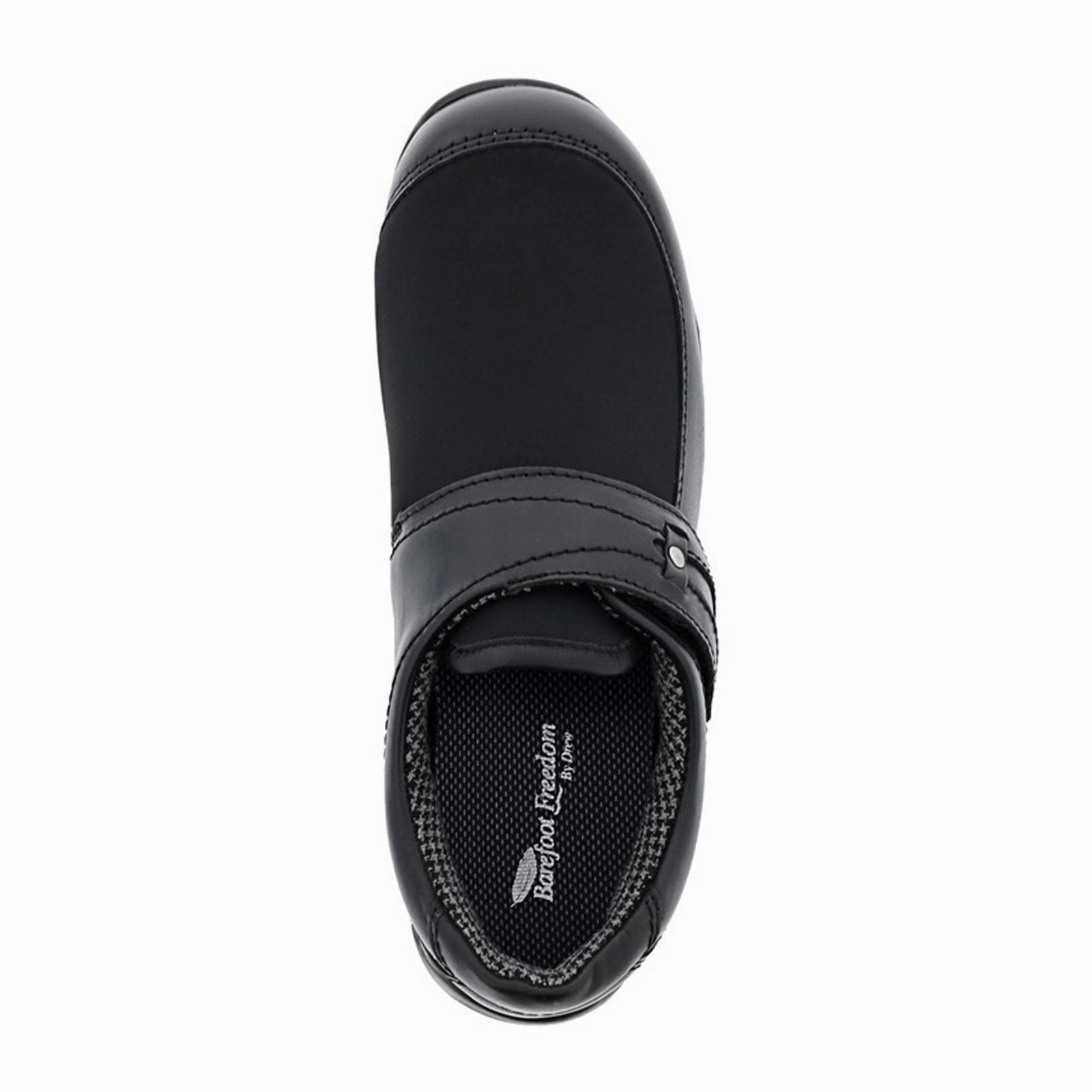 Date Ready Lower Hem Drew Antwerp Slip On (Women) - Black Leather/Stretch