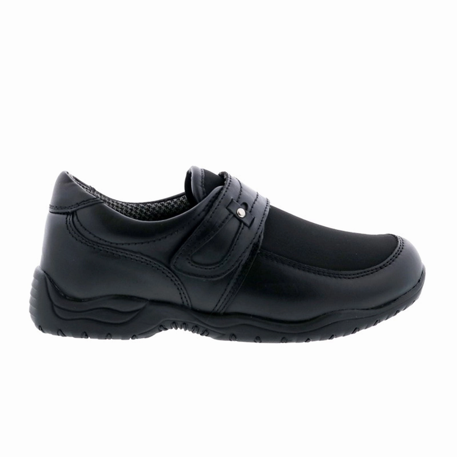 Sister Glow Subtle Comfort Drew Antwerp Slip On (Women) - Black Leather/Stretch