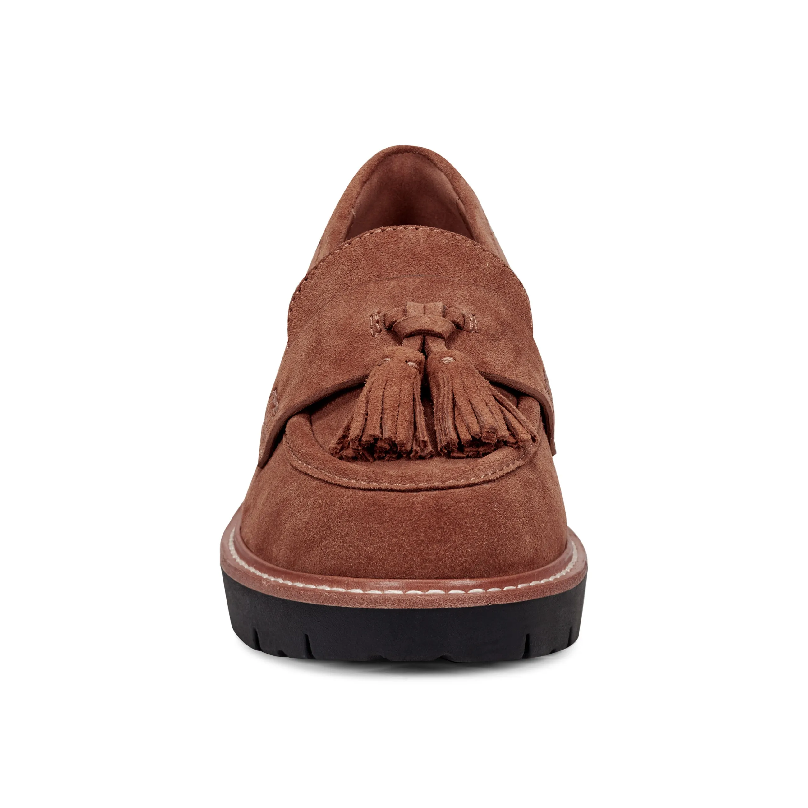 least durable Zimm Round Toe Lug Sole Casual Slip-on Loafers