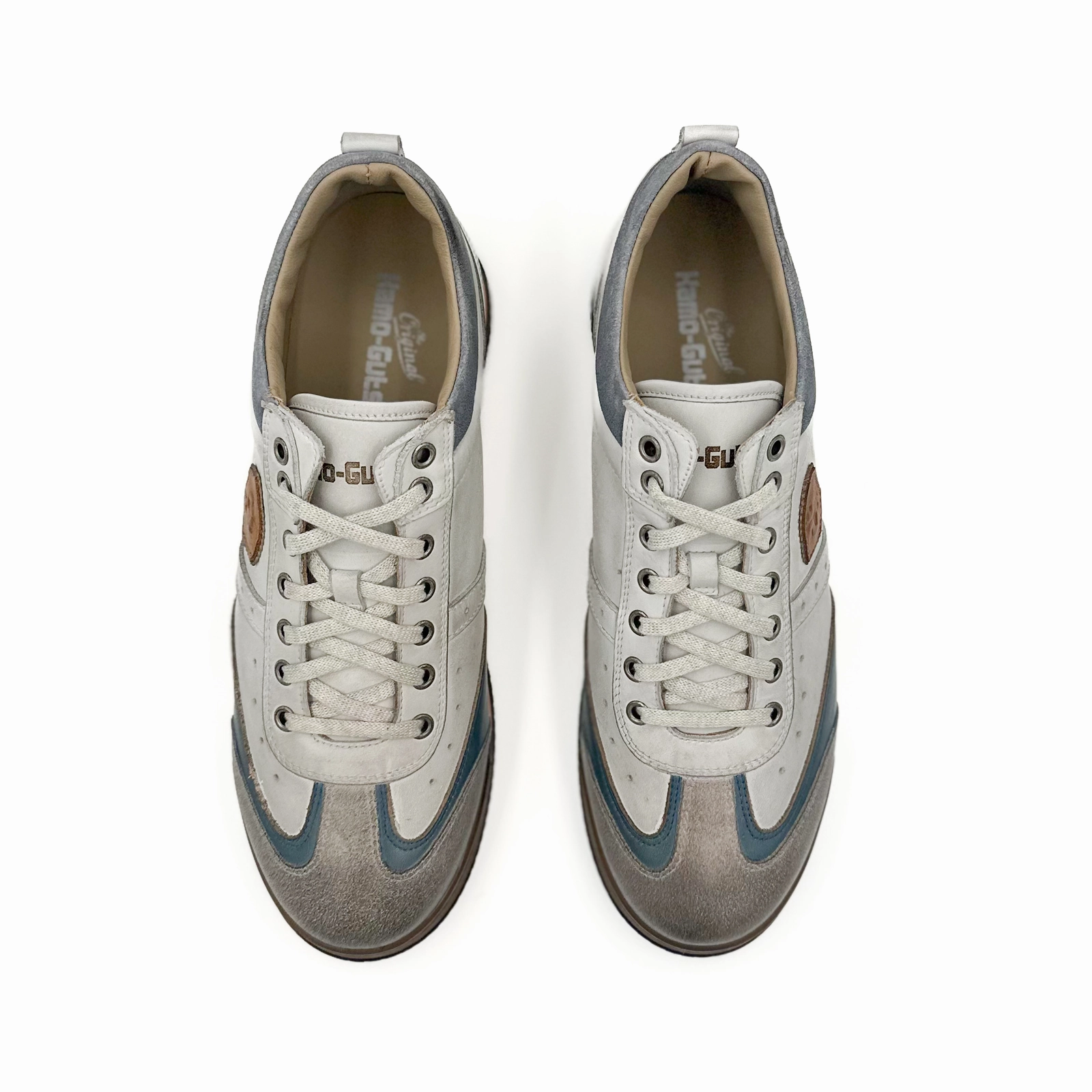 Kamo-Gutsu SCUDO 005 Sneaker (Men) - Bianco Combi Office Classic Simplistic Mood