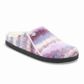 Timeless Wear Birkenstock Zermatt Shearling Slipper (Women) - Mauve Multi Wool/Natural Shearling