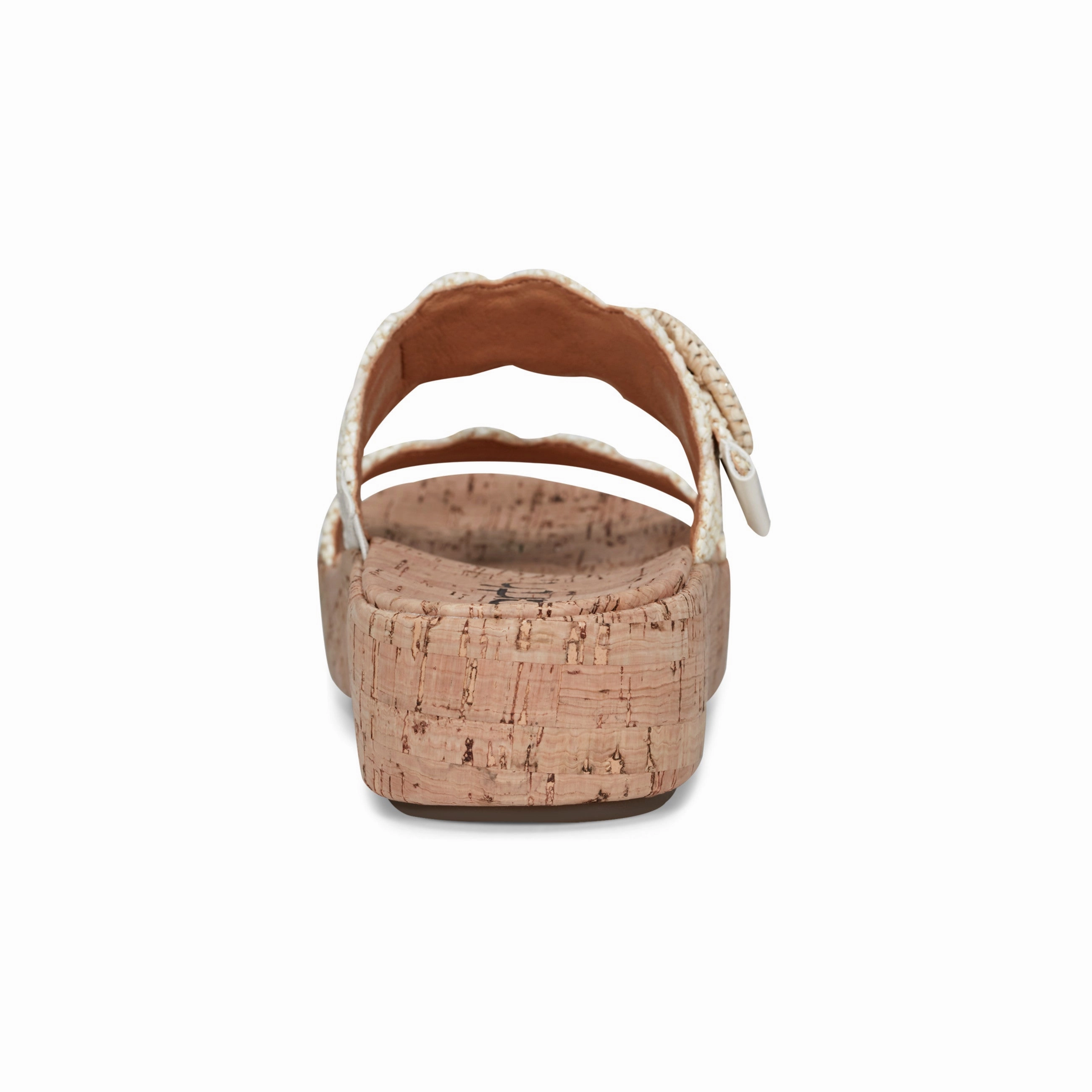 Subtle Slip-on Casual Platform Wedge Sandals Lightweight Reinforced Heel