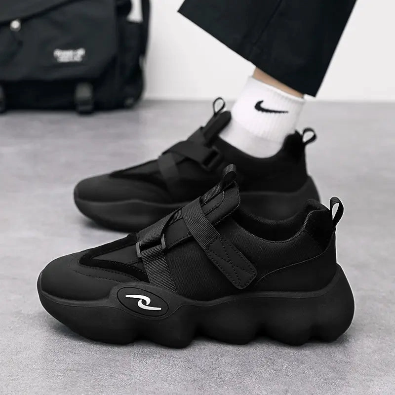 Summer Cool Man Shoes 2024 New Fashion Black Platform Sneakers Chunky Shoes Casual Y2k Trainers for Men toddlers Unbeatable cushioning