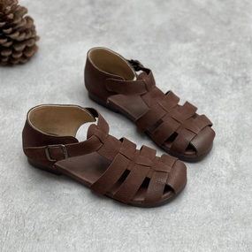 commuters Summer Vintage Strappy Leather Handmade Casual Sandals