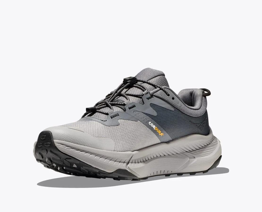 HOKA MENS TRANSPORT - CASTLEROCK/BLACK Non Restrictive Toe Box