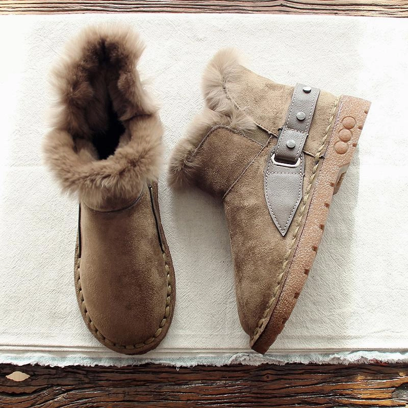 tennis shoes Super Warm Fur Winter Snow Boots