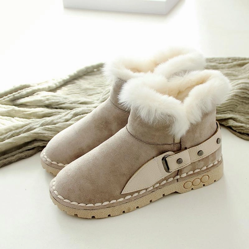 Super Warm Fur Winter Snow Boots Party