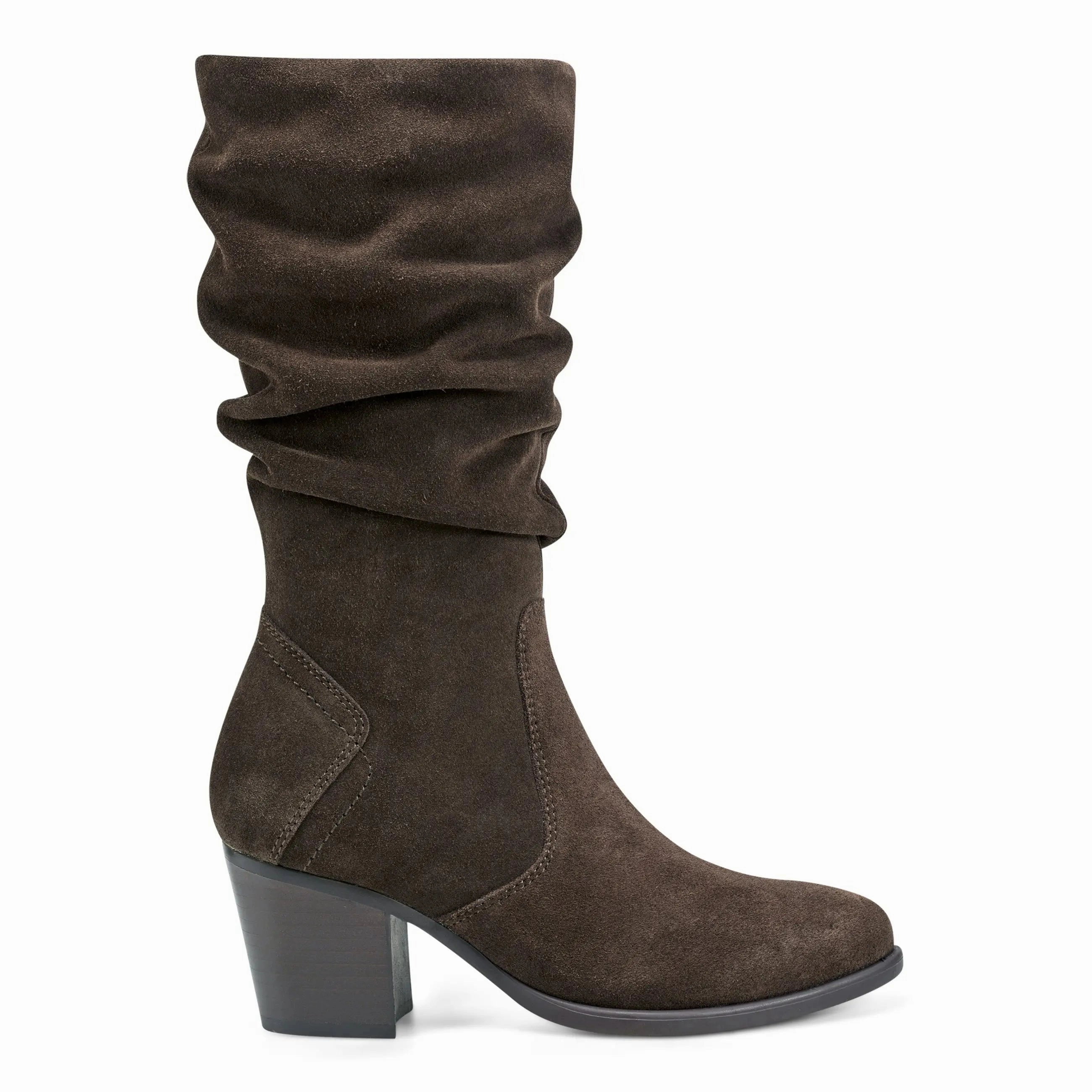 Seamless performance equitable Vine Block Heel Almond Toe Casual Boots