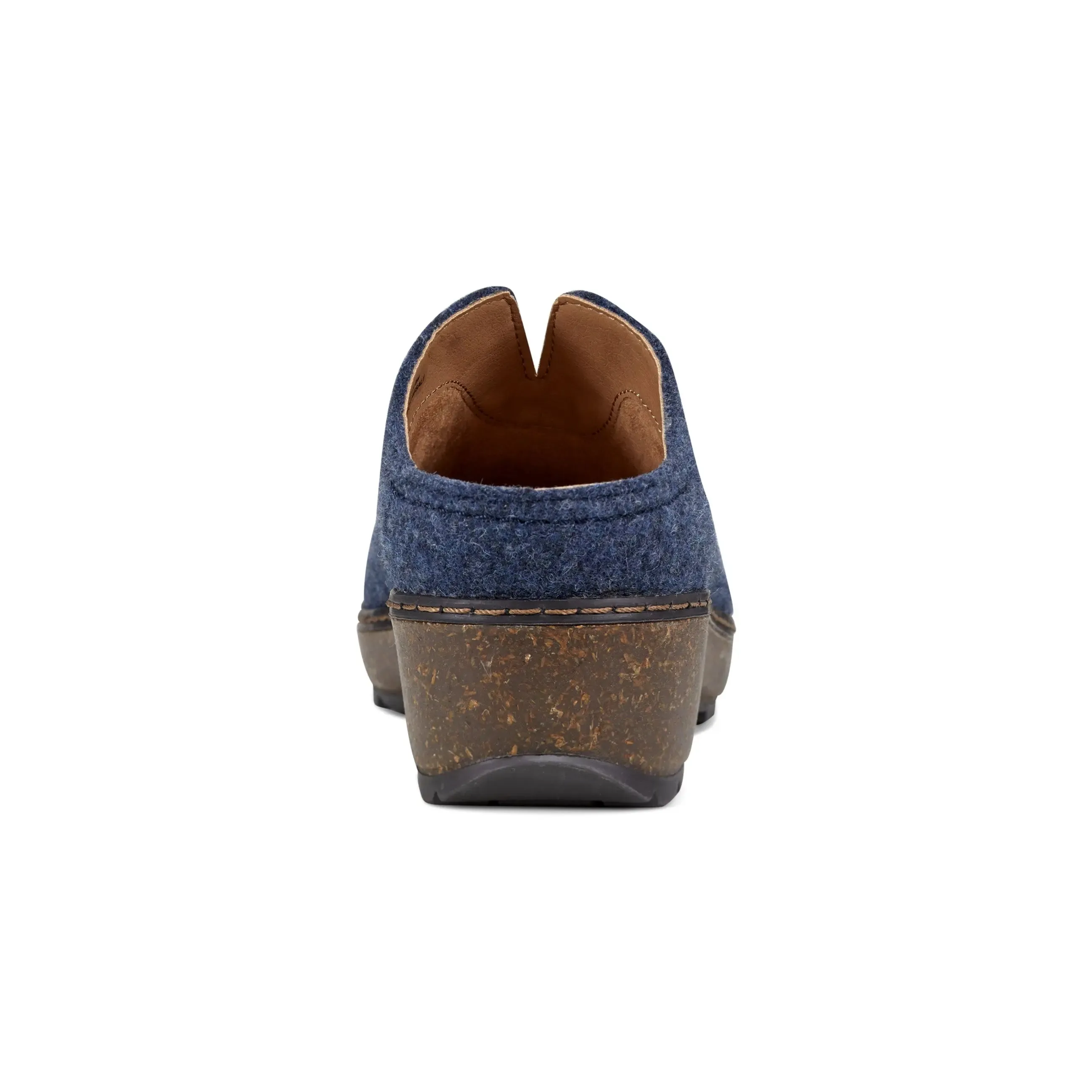 Kolia Round Toe Slip-on Casual Clogs Recycled Rubber Base