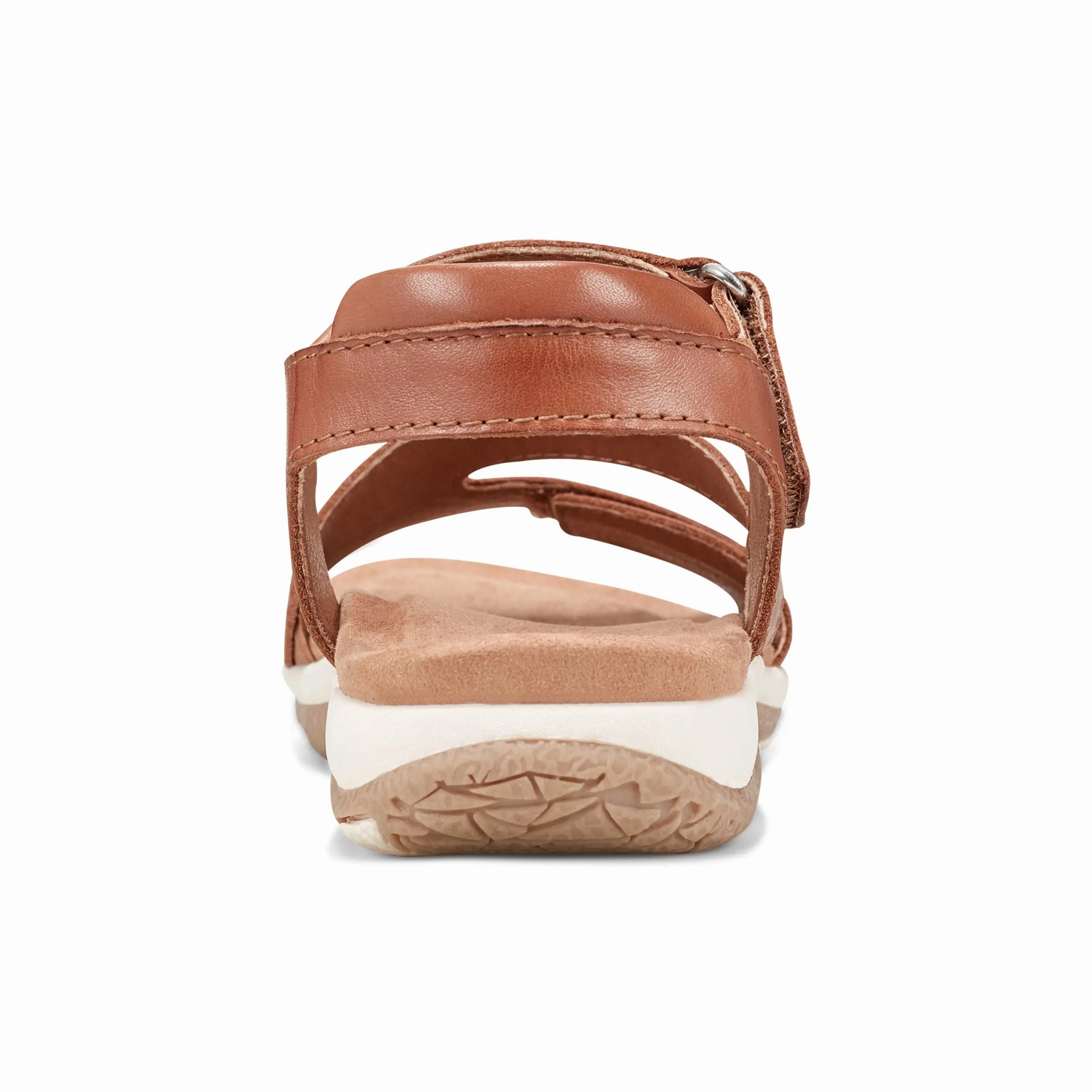 Sureal Casual Strappy Round Toe Flat Sandals Tension Balanced Lacing Breathable knit