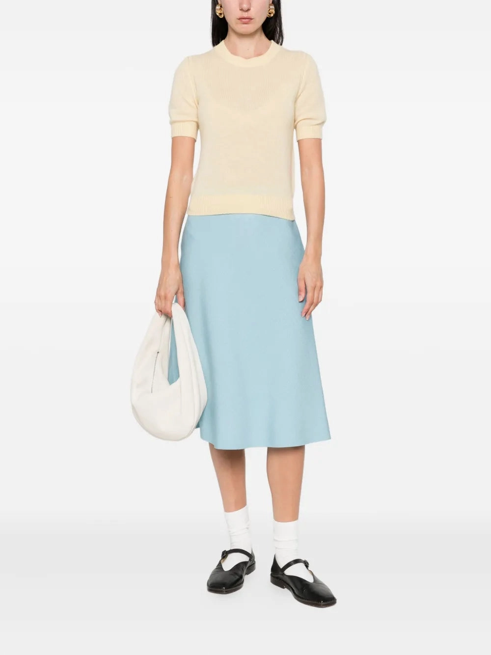 quick dry Work Wear Sweater Tee in Butter