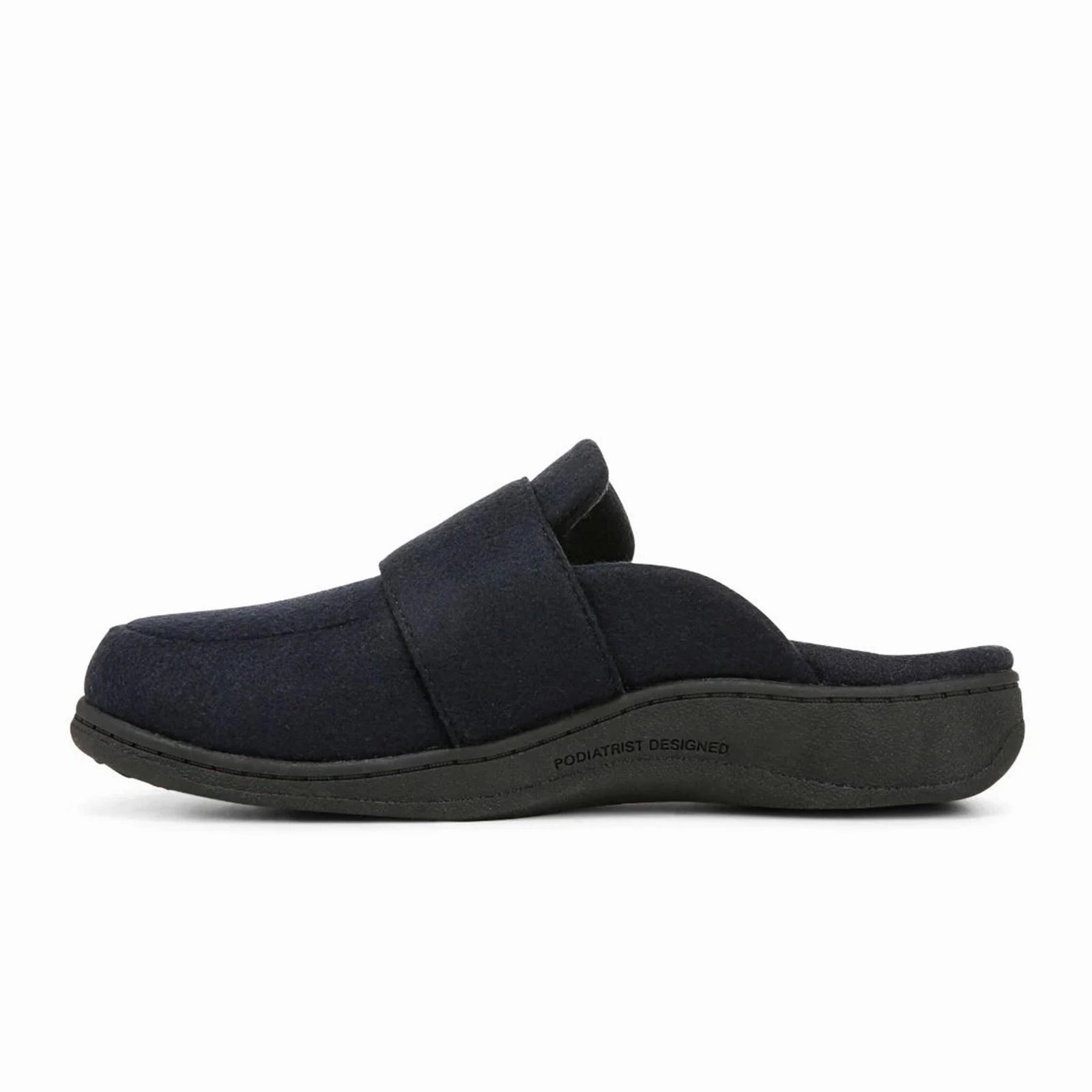 boho vibe Vionic Gemma II Slipper (Women) - Navy Fabric