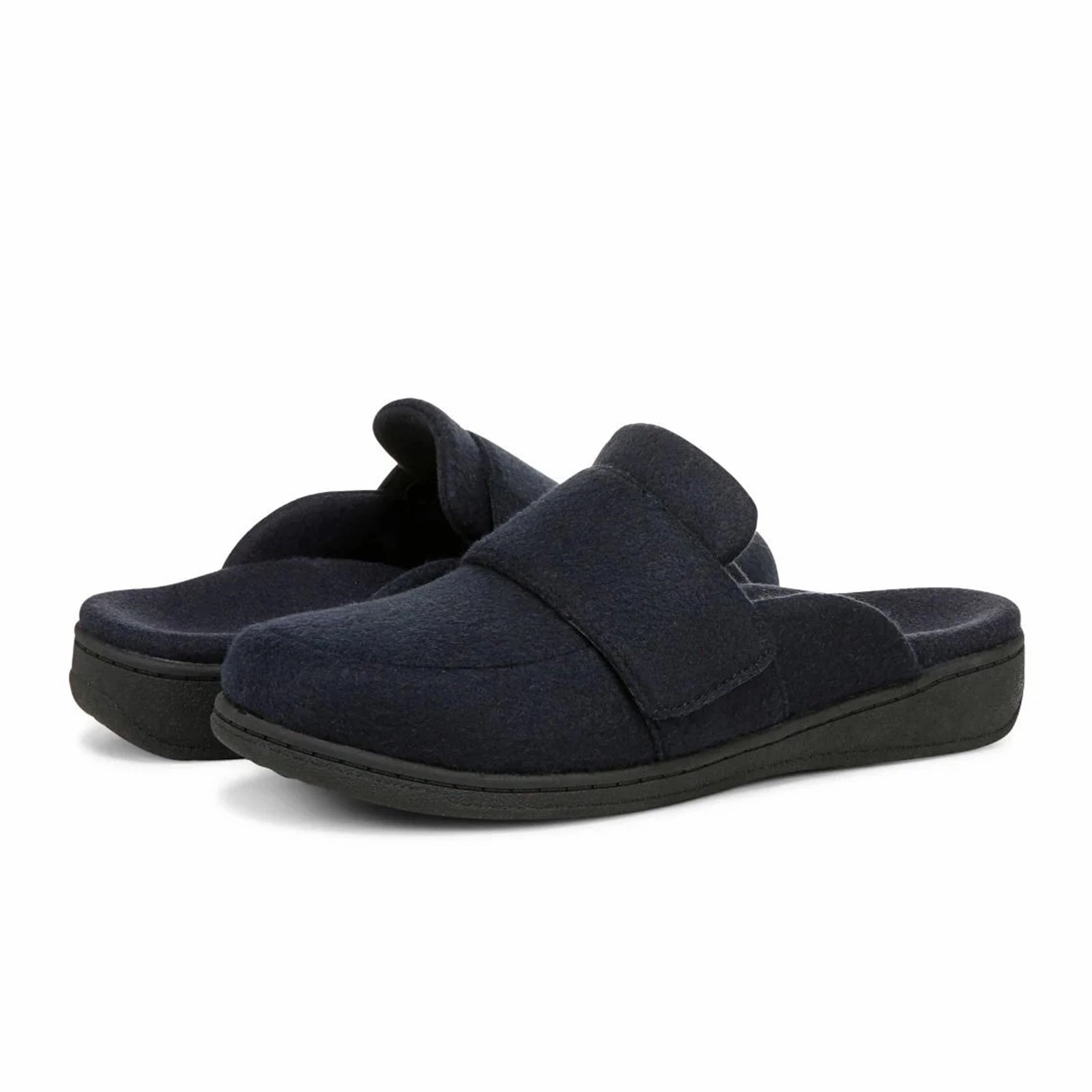 Vionic Gemma II Slipper (Women) - Navy Fabric Luxe Mood Daily Option