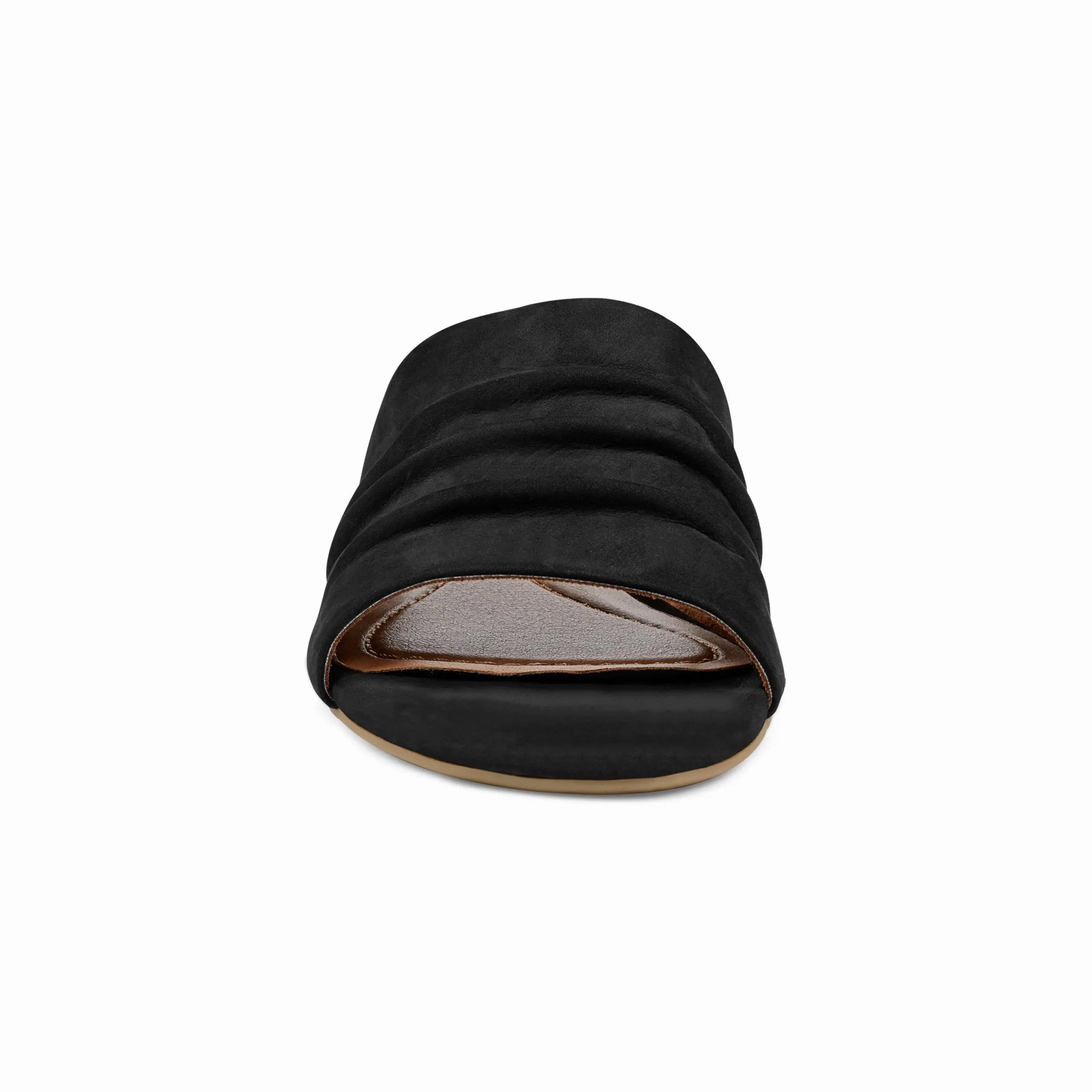 Talma Ruched Flat Slip-On Sandals mass - production - efficiency - level