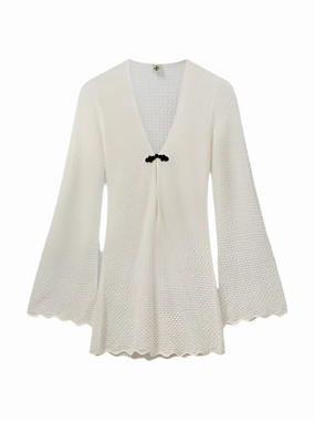 Tanzania Short Dress in Cream Game Core Practical Style