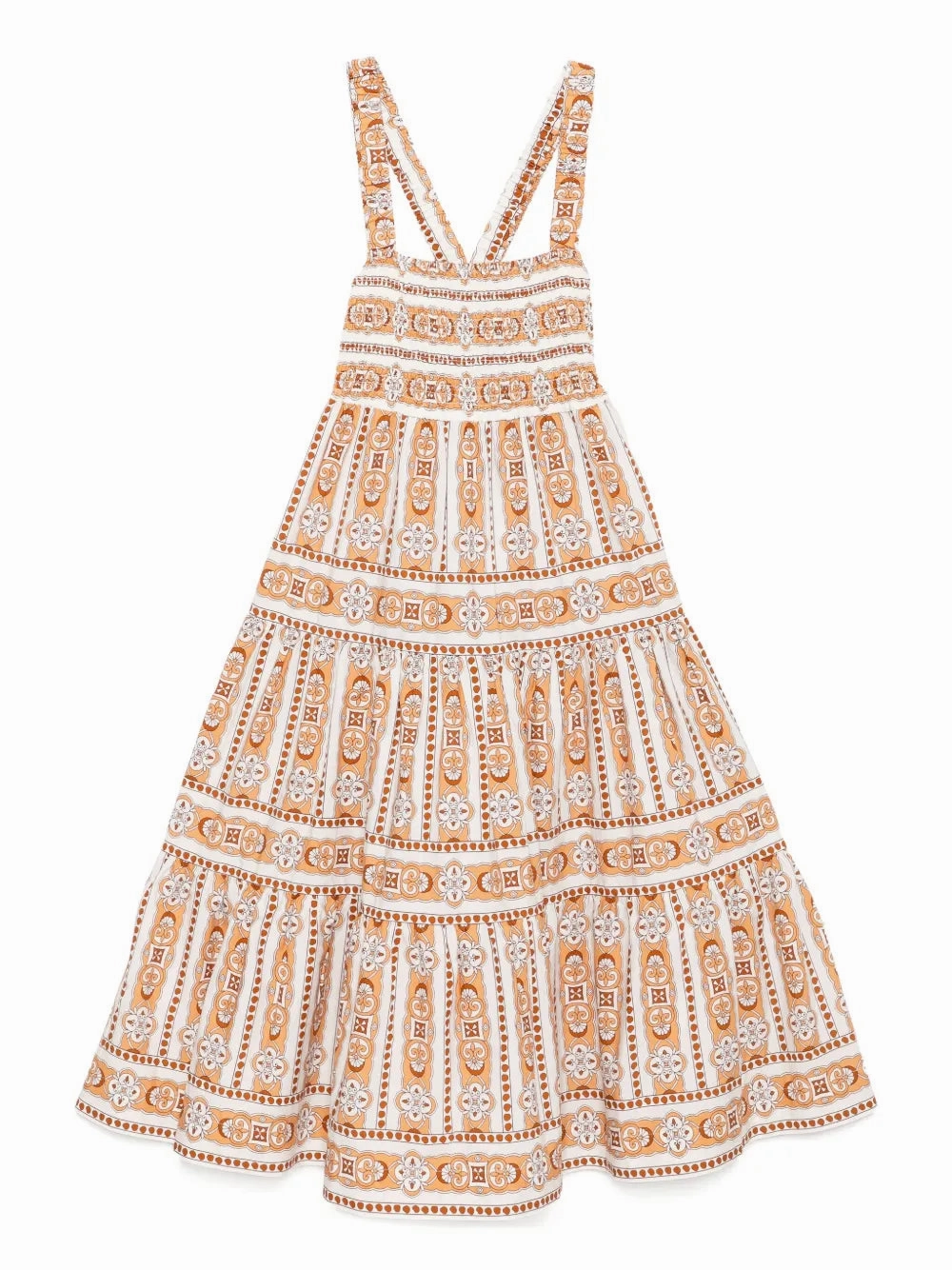 Athletic Apparel Sustainable Base Taormina Dress in Bria Stripe Egret