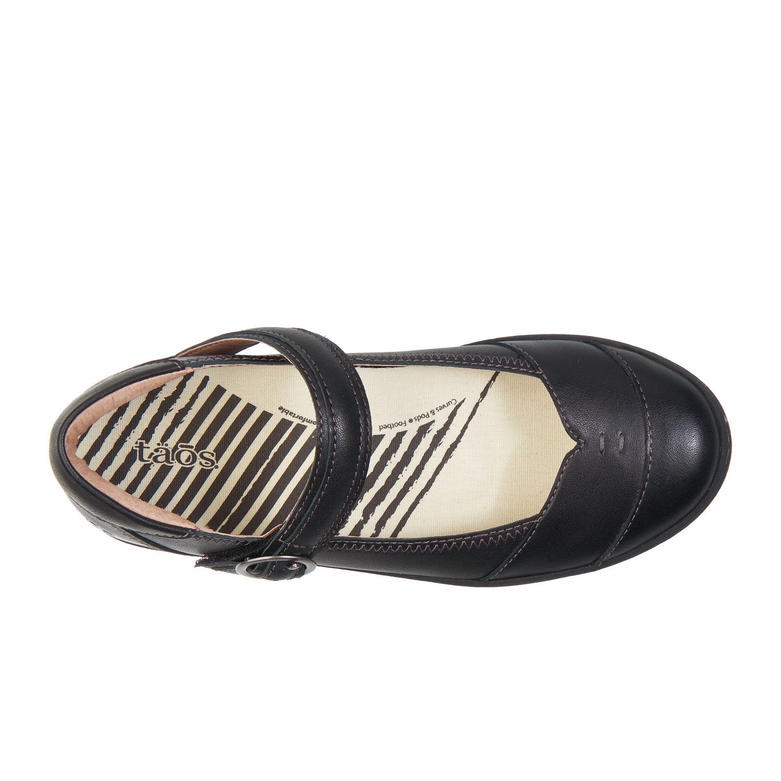 Taos Forward Mary Jane (Women) - Black on Black Fresh Glow Comfortable Fashion