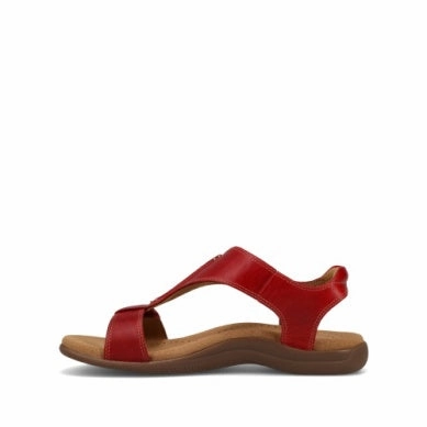 TAOS THE SHOW RED No Pressure Breathable Travel Sandals