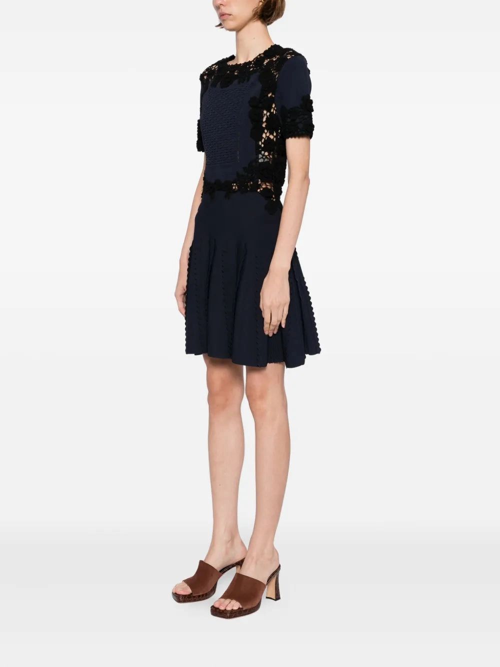 QuickDryMaterial Airflow Vents Henrietta Dress in Eclipse