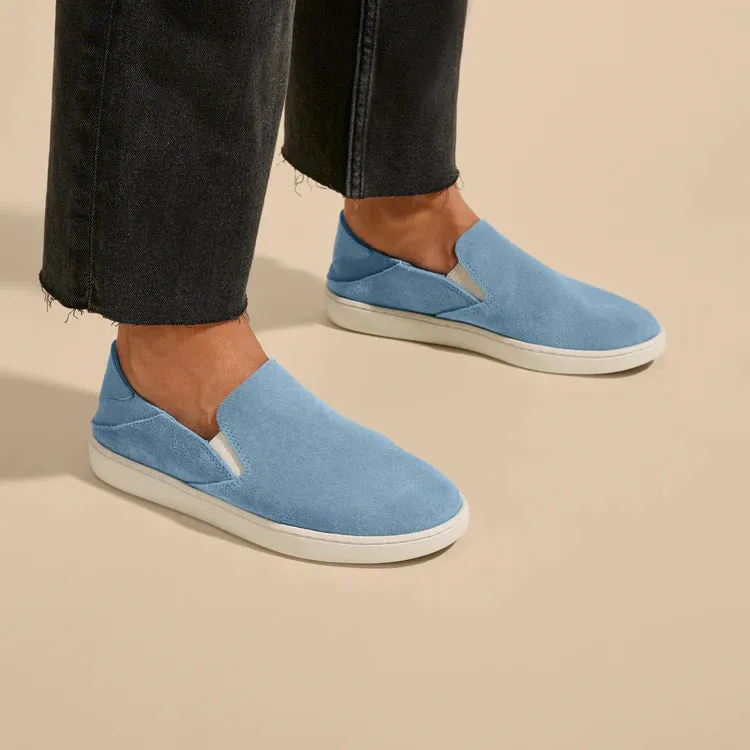 Heel Stabilization design - complexity - level OLUKAI WOMENS PEHUEA LUX - BLISSFUL BLUE