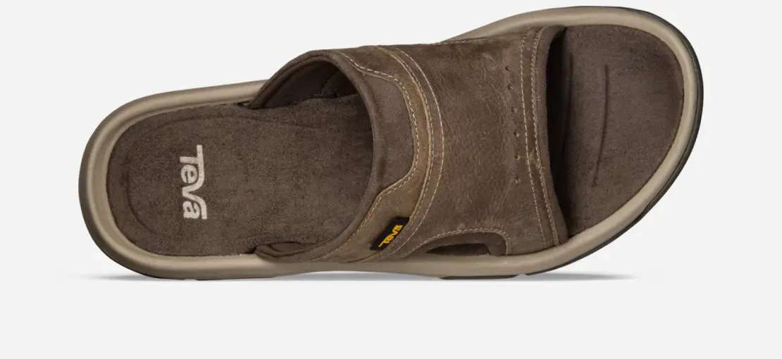 Flexible Support TEVA MEN'S LANGDON SLIDE - WALNUT