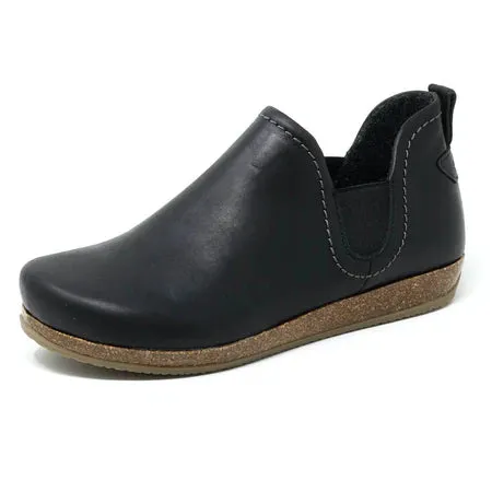 Thermal Insulation STEGMANN LIEBEN CHELSEA BOOT - BLACK LEATHER - WOMEN'S