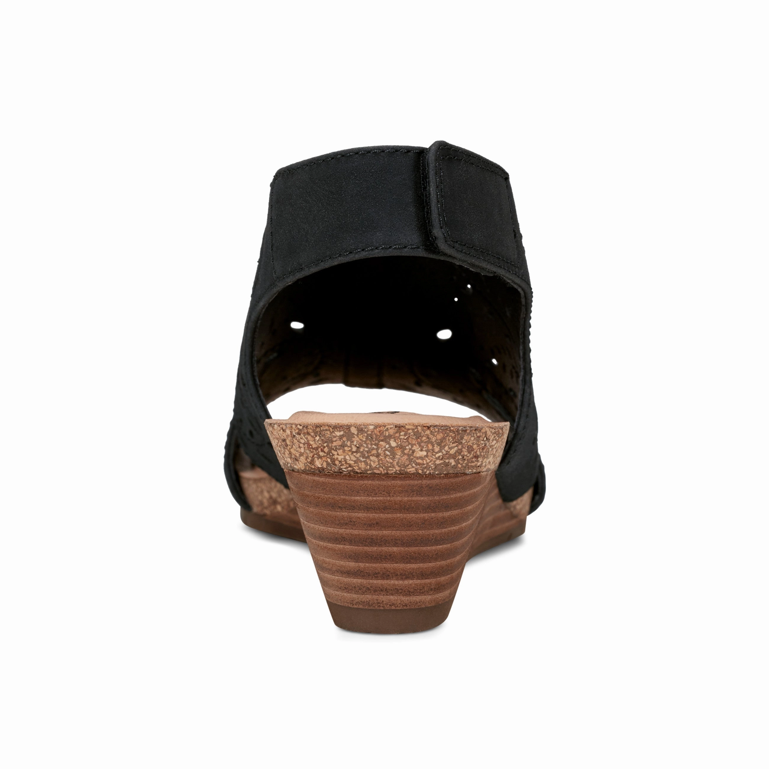 Reliable Halin Round Toe Casual Slingback Wedge Sandals