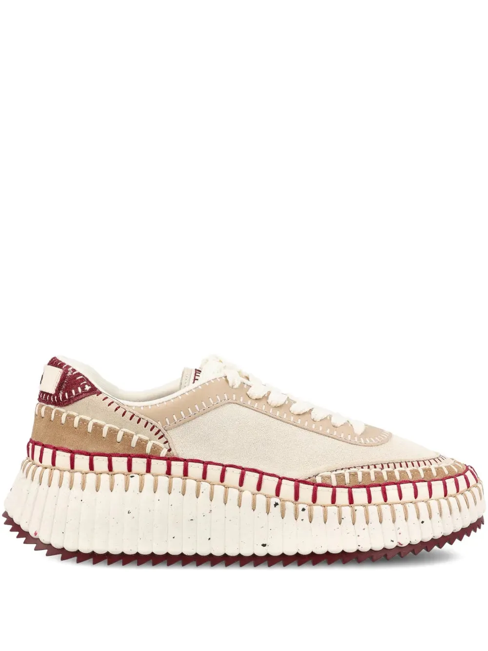 Nama Sneakers in Beige/Purple Stylish Support passionate runners