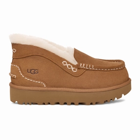 UGG? Ansley Parc Slipper (Women) - Chestnut Semi Formal