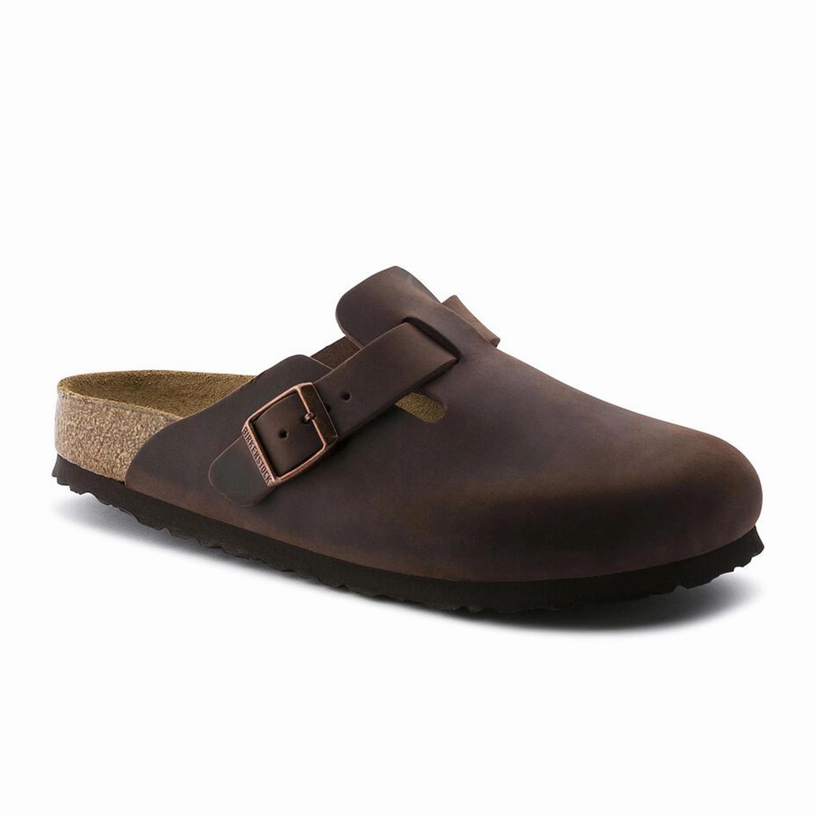 Birkenstock Boston Soft Footbed Clog (Unisex) - Habana Oiled Leather Casual Core Smart Wear