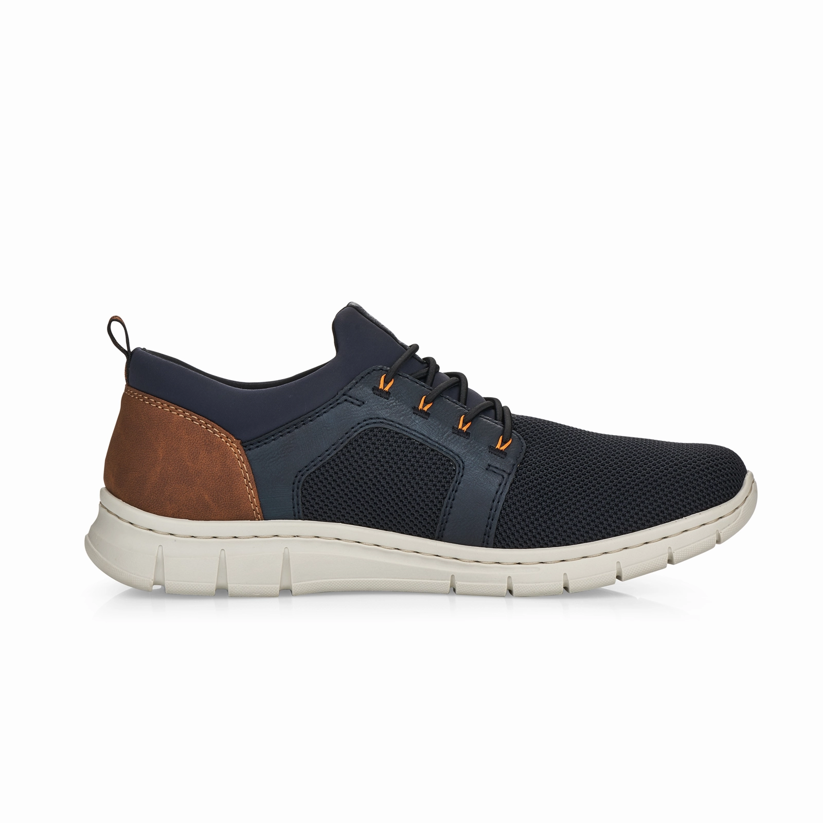 Cool Palette Outdoor Scene Rieker Timo B7796 Sneaker (Men) - Pazifik/Lake/Mandel/Navy