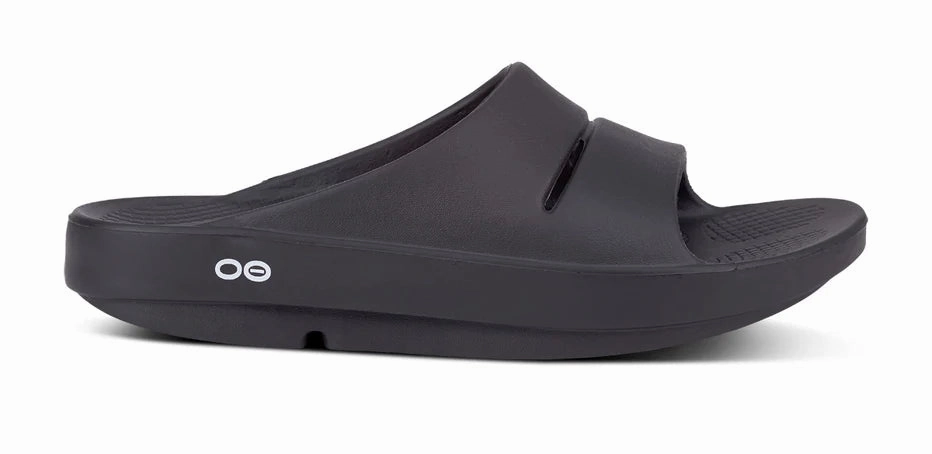 Comfortable Casual Shoes OOFOS OOAHH SLIDE BLACK