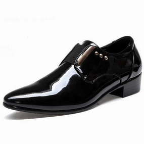 Zip Closure Promotion West Louis? Glitter Formal Elegant Leather Shoes