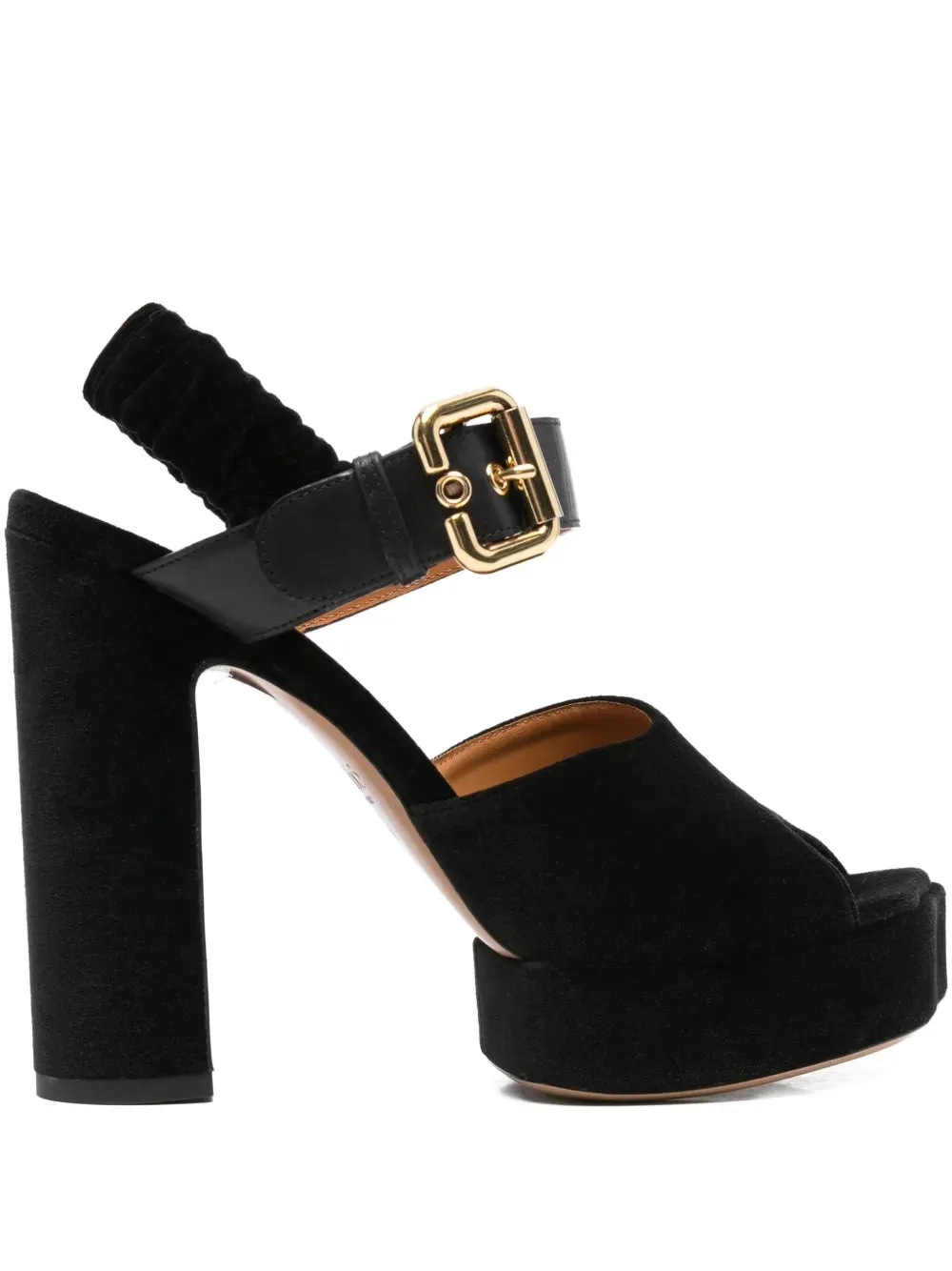 first Aria Platform Sandal in Black