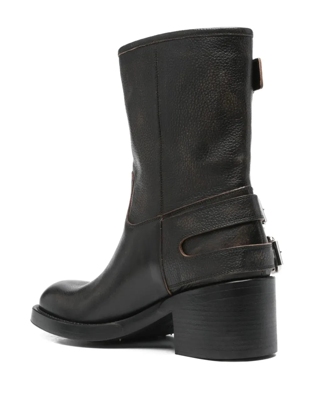 Shock Diffusing Heel Dakota Boots in Black
