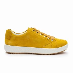 Statement-Piece Ara Alexandria Sneaker (Women) - Yellow Suede