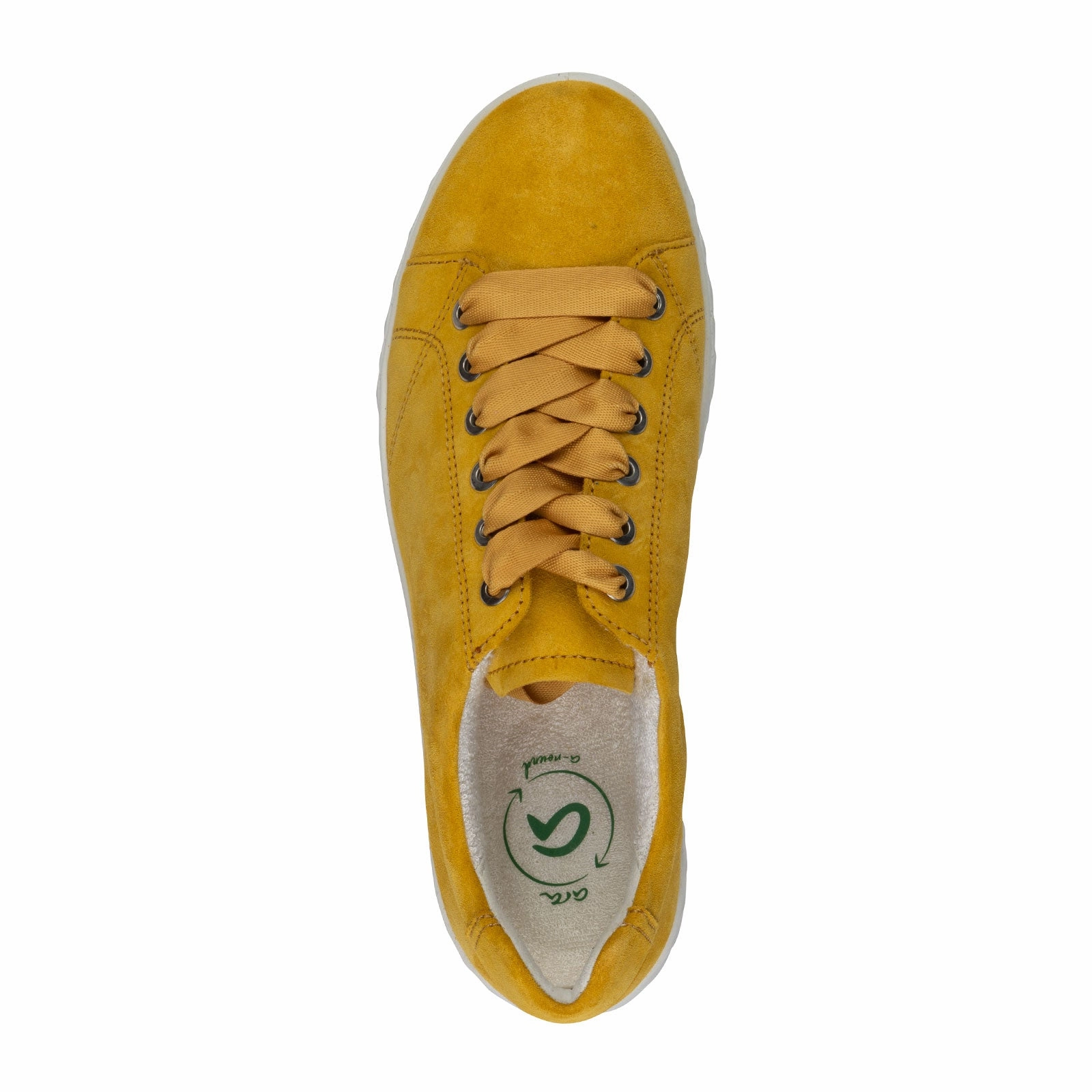 Open Design Sophisticated Line Ara Alexandria Sneaker (Women) - Yellow Suede