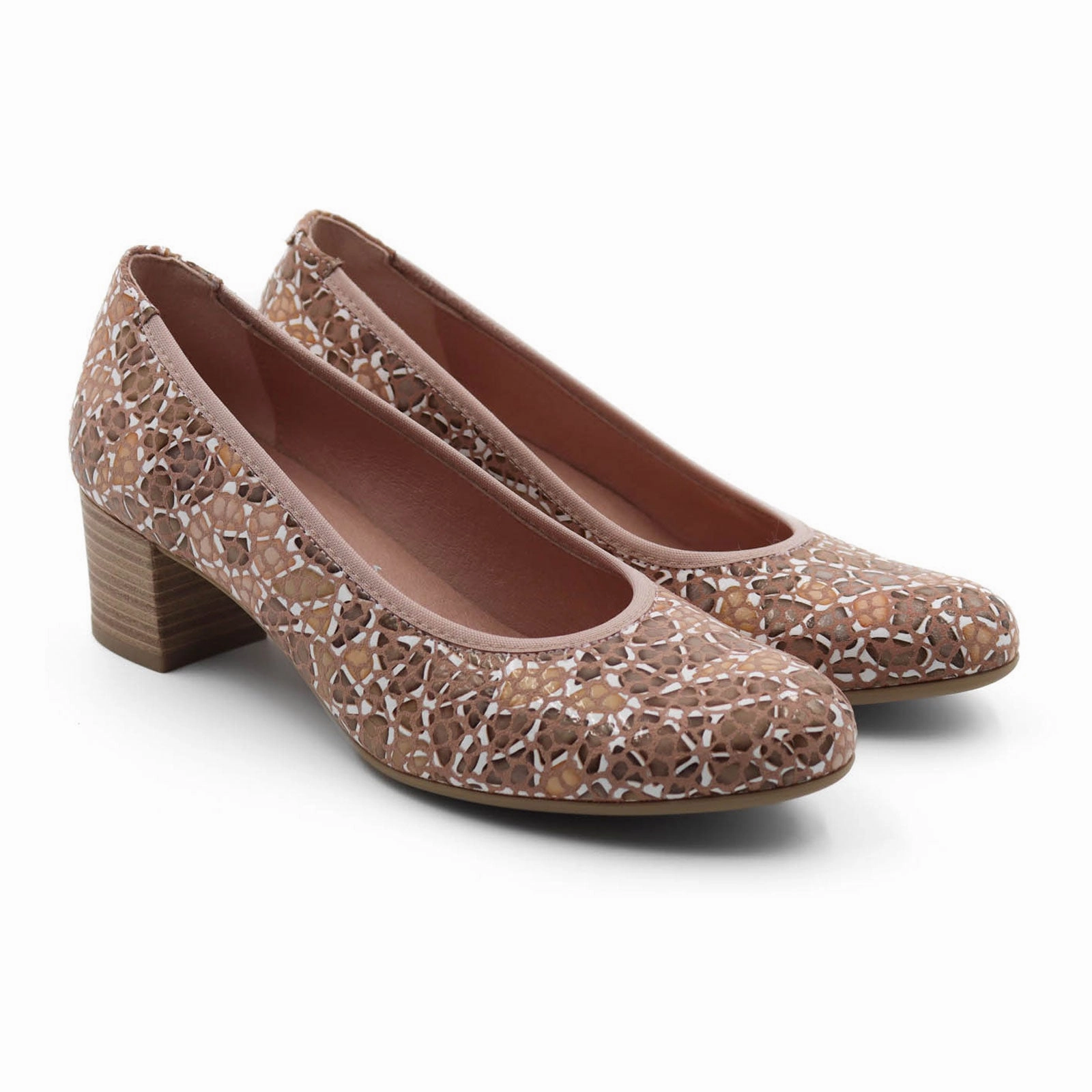 Glamorous look Dorking Geminis D8469 Pump (Women) - Taupe Print