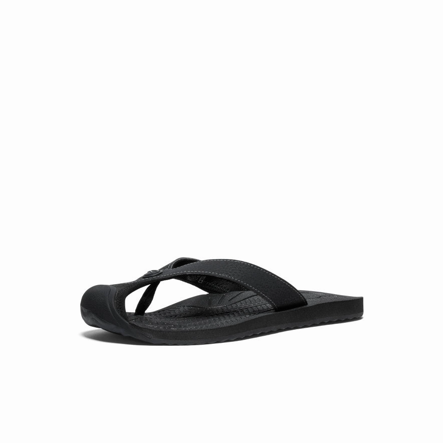 Women's Barbados Flip-Flop  |  Black/Steel Grey High Grip