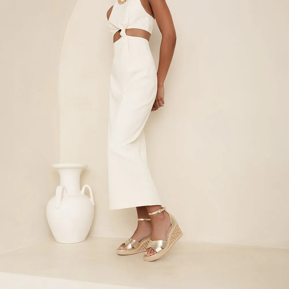 Baker Gold Tumbled Icon Piece Fashion Edge