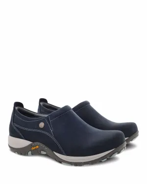 DANSKO PATTI SLIP-ON - NAVY MILLED NUBUCK Compression Midsole