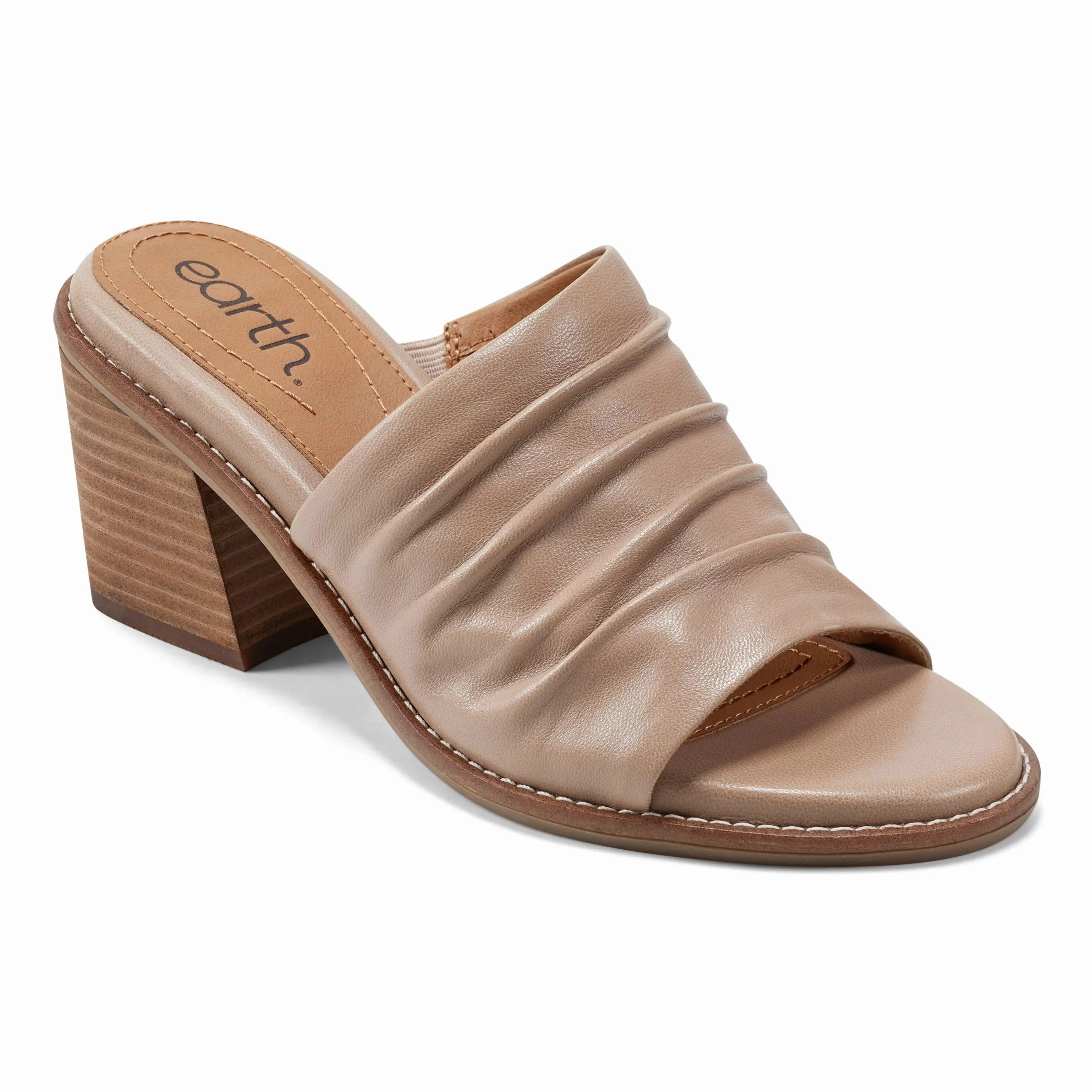 least pool Bold flair Adara Ruched Slip-On Dress Sandals