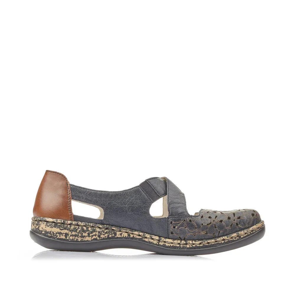 baby Sleek cushioning RIEKER WOMENS 463H4-14 - BLUE