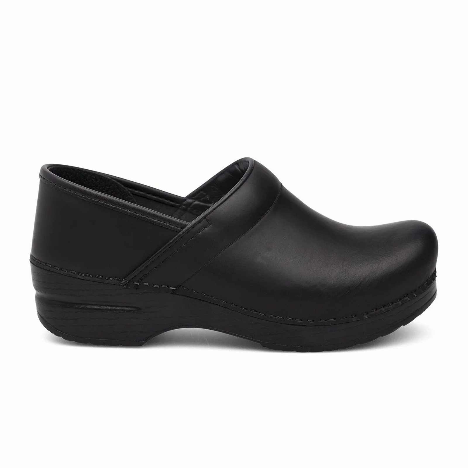 Travel Option Timeless Line Dansko Professional Clog (Unisex) - Black Cabrio Leather