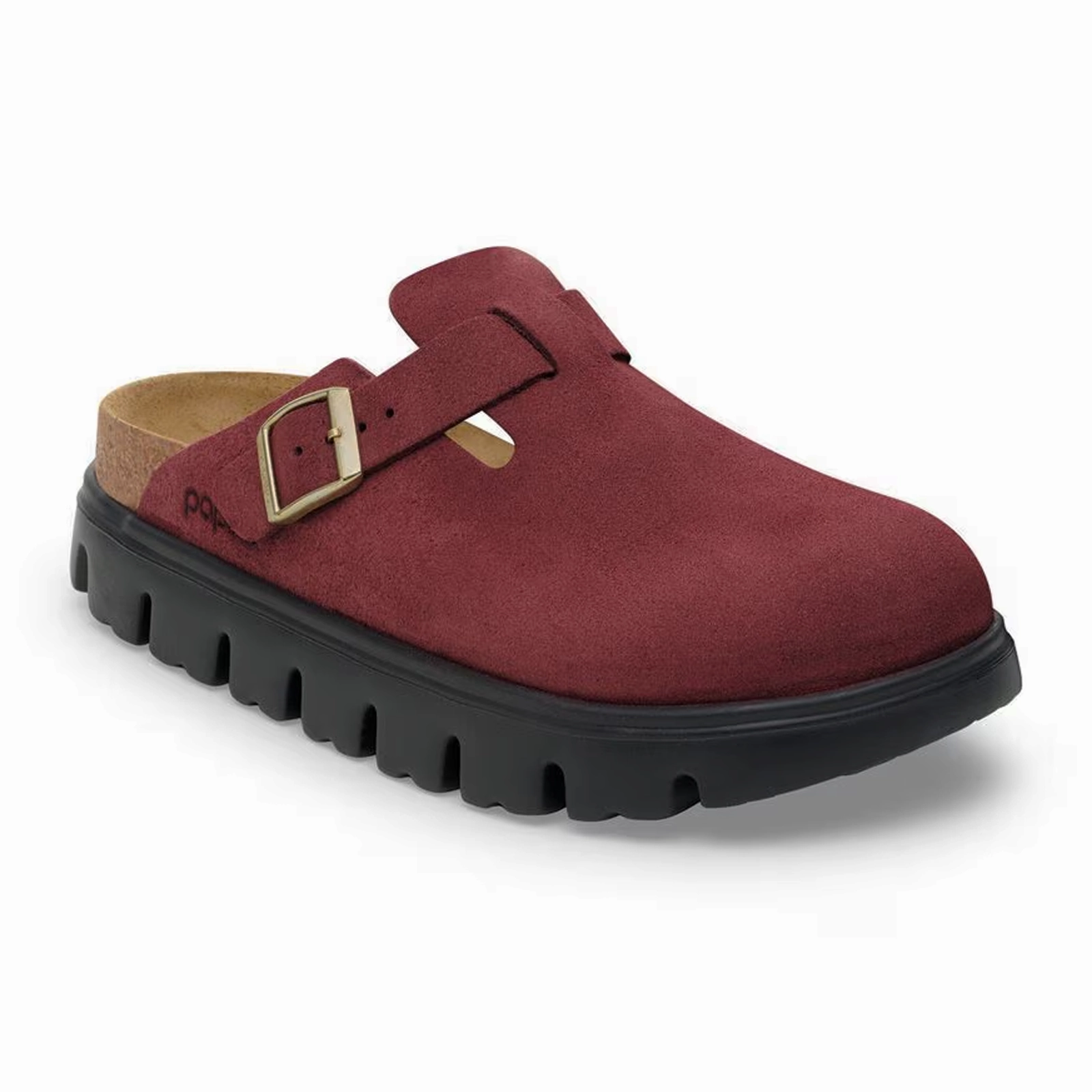 Birkenstock Boston Chunky Clog (Women) - Zinfandel Suede Chic and Cozy Wear